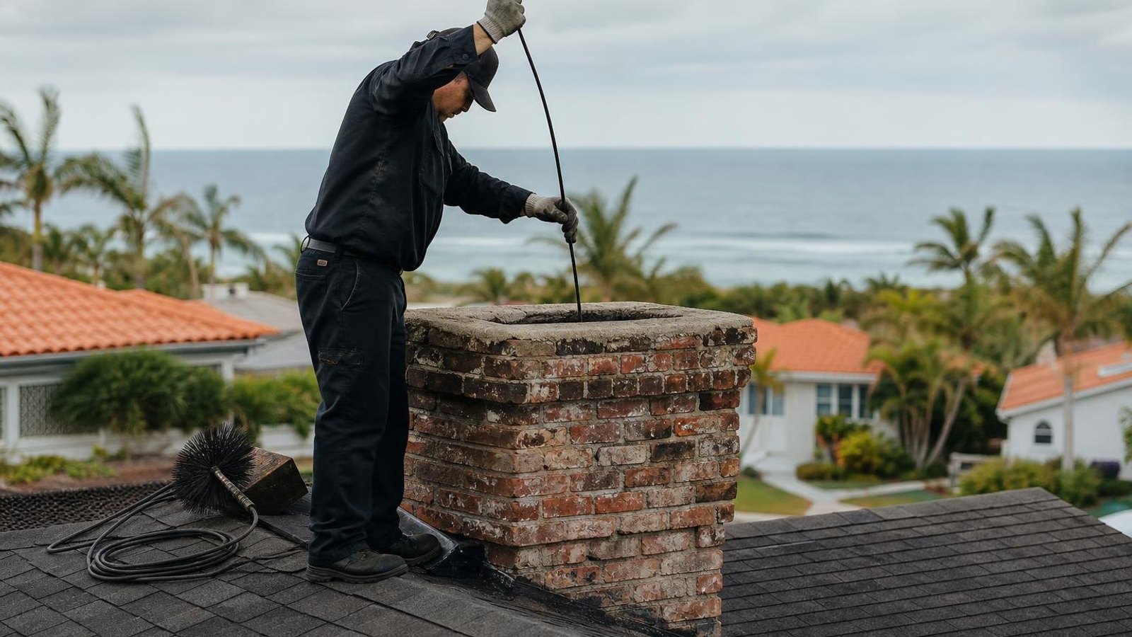 Local chimney sweep & inspection for Surfside homes